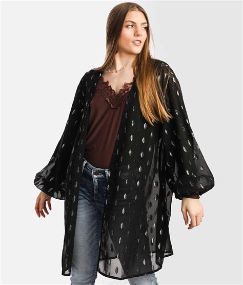 metallic fabric kimonos|Metallic Print Kimono .